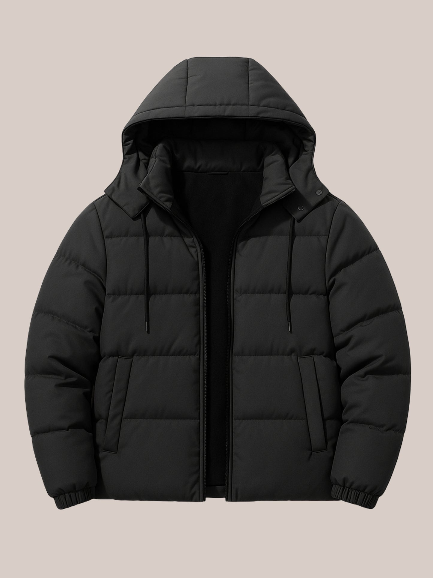 Heren Winterjas met Capuchon | Compact & Warm Design