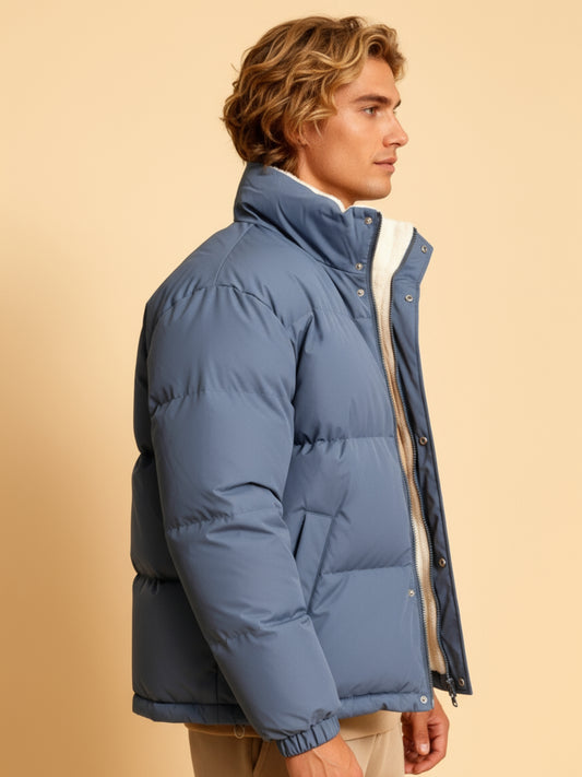 Fleecegevoerde Pufferjas warm en modern