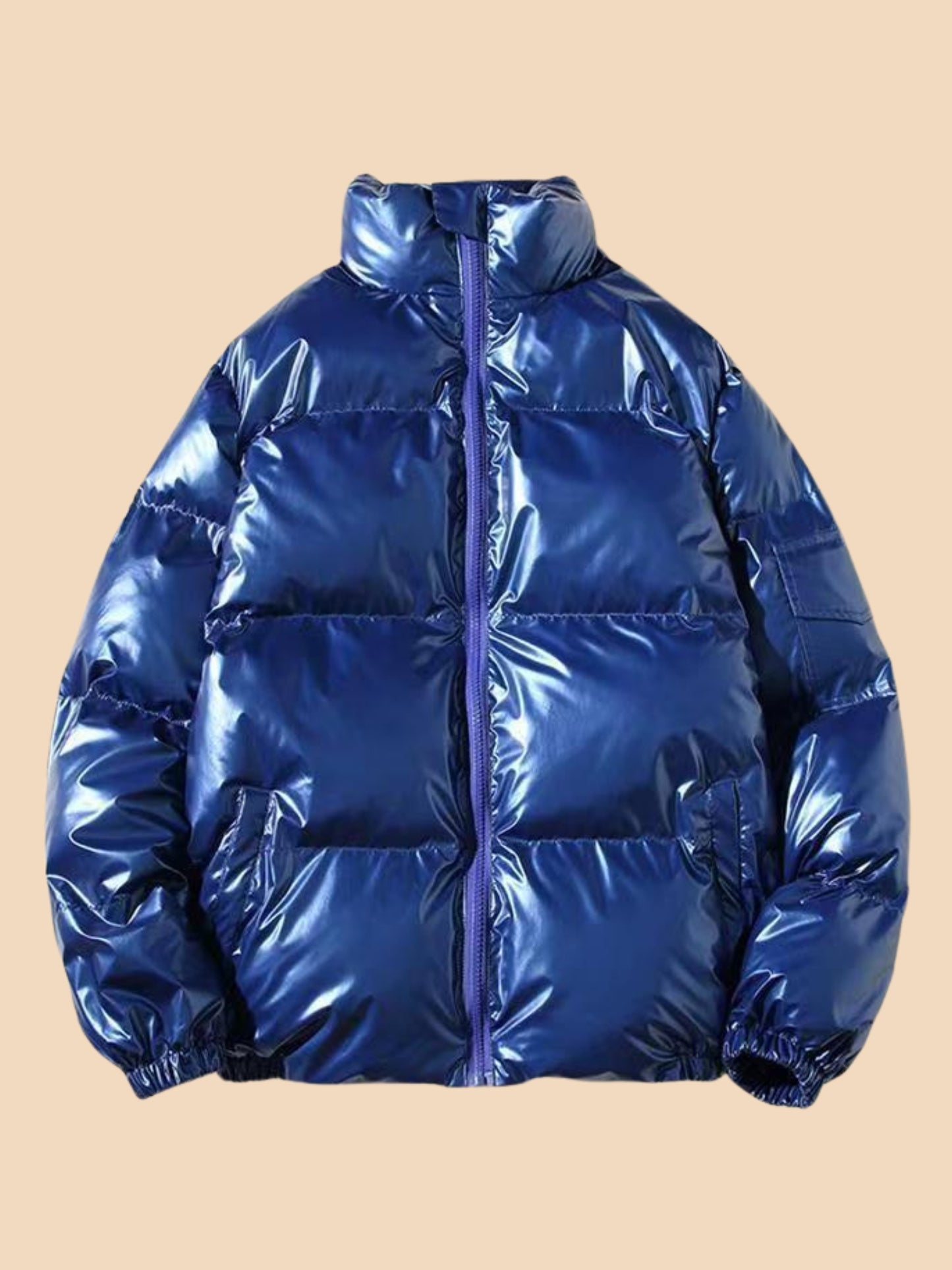 Glanzende Pufferjas stijlvol en warm
