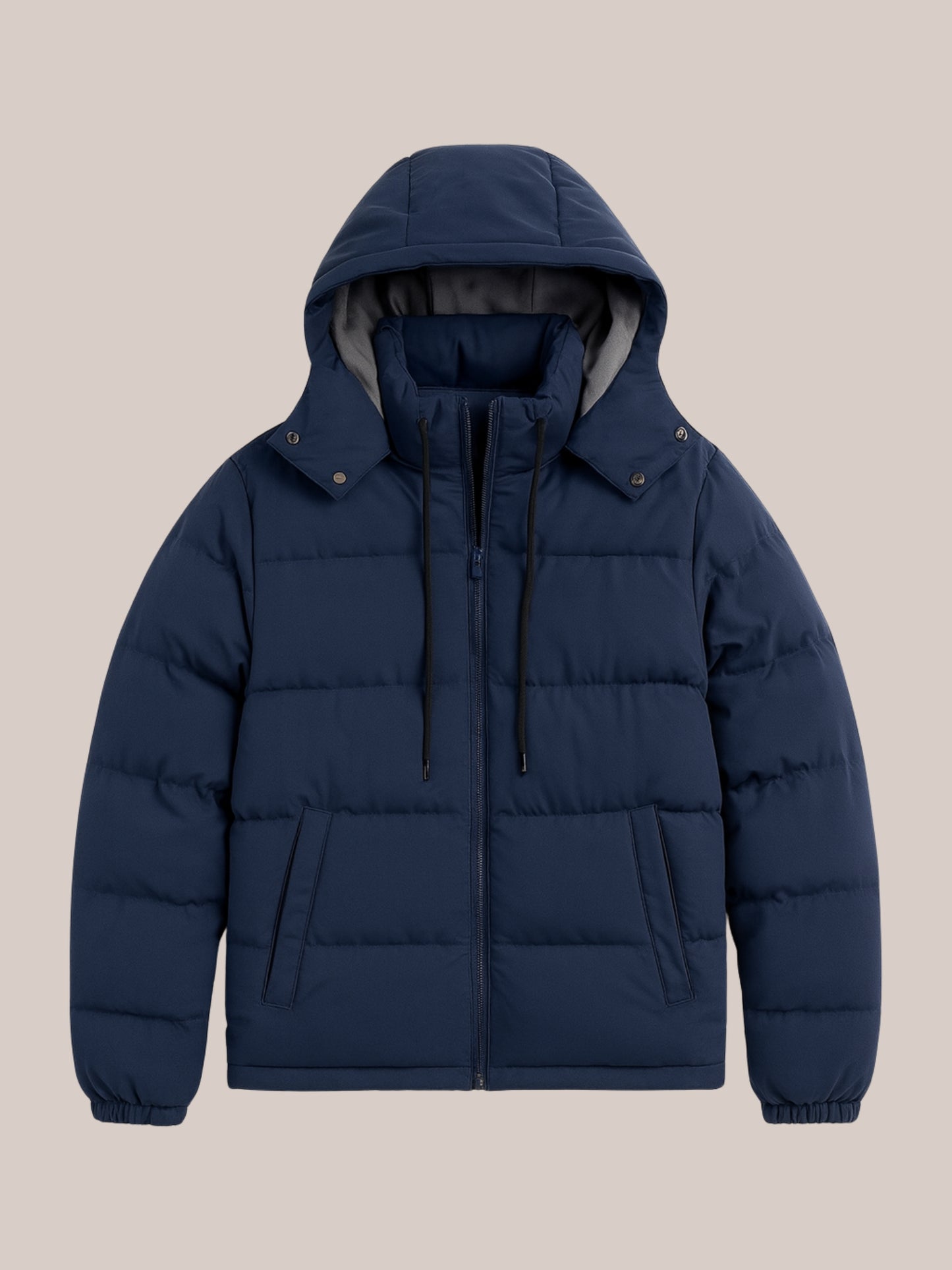 Heren Winterjas met Capuchon | Compact & Warm Design