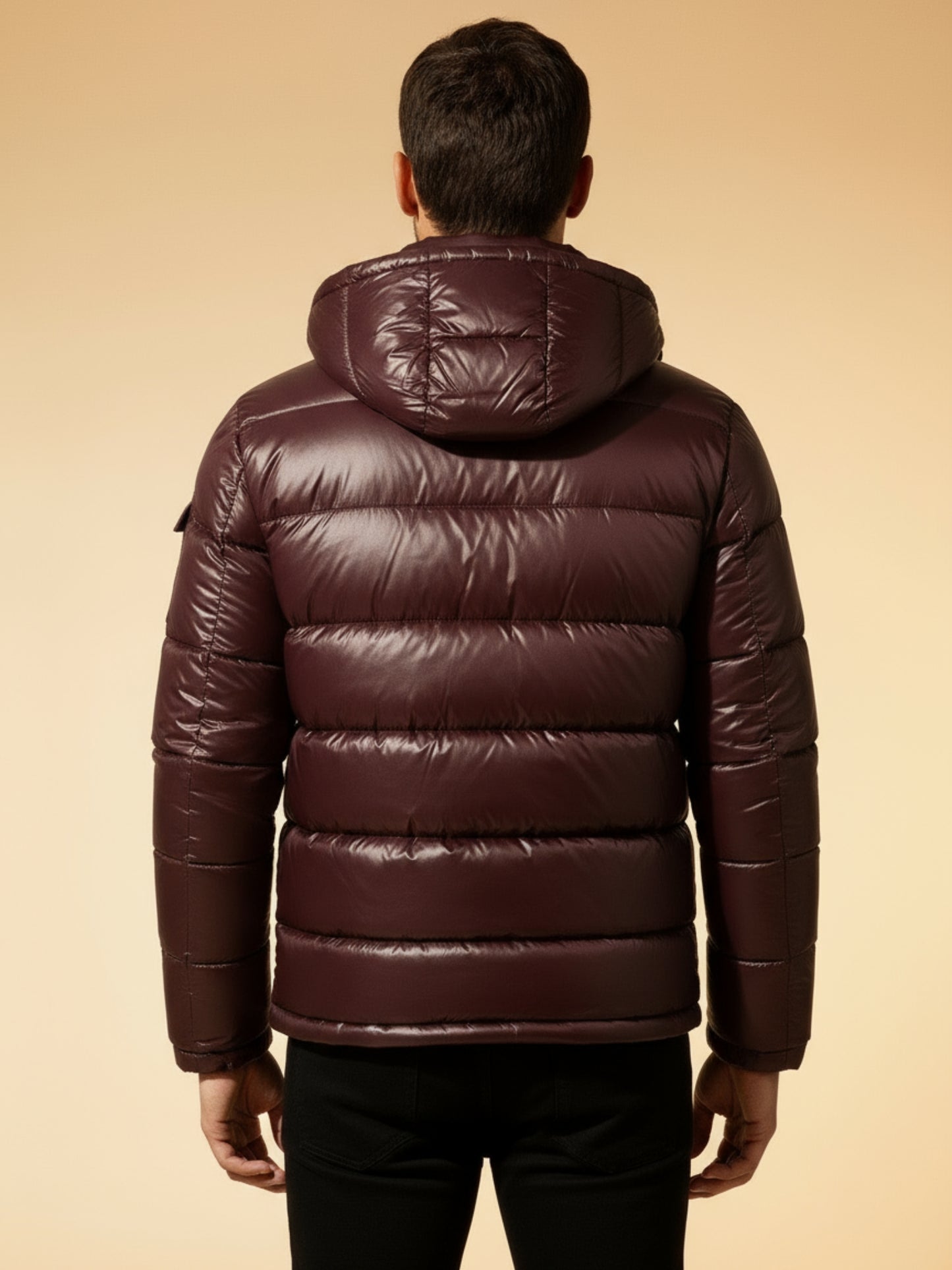 Glanzende Winterjas met premium Gewatteerd Design