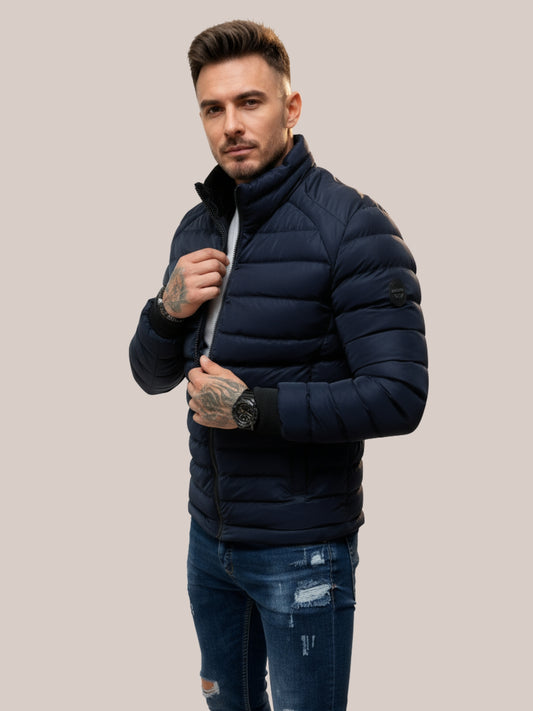 Slim Fit Steppjack warm en modern