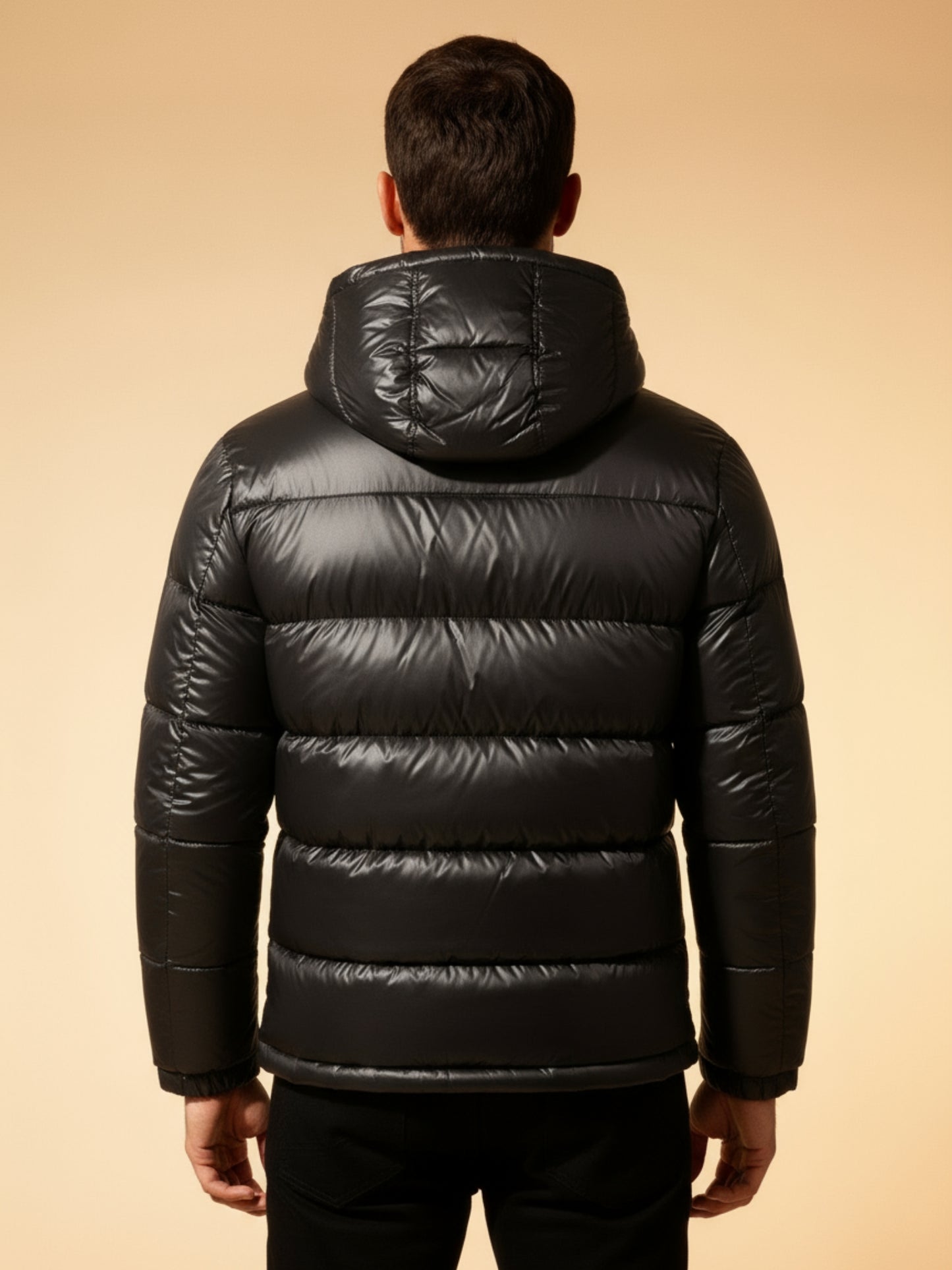 Glanzende Winterjas met premium Gewatteerd Design