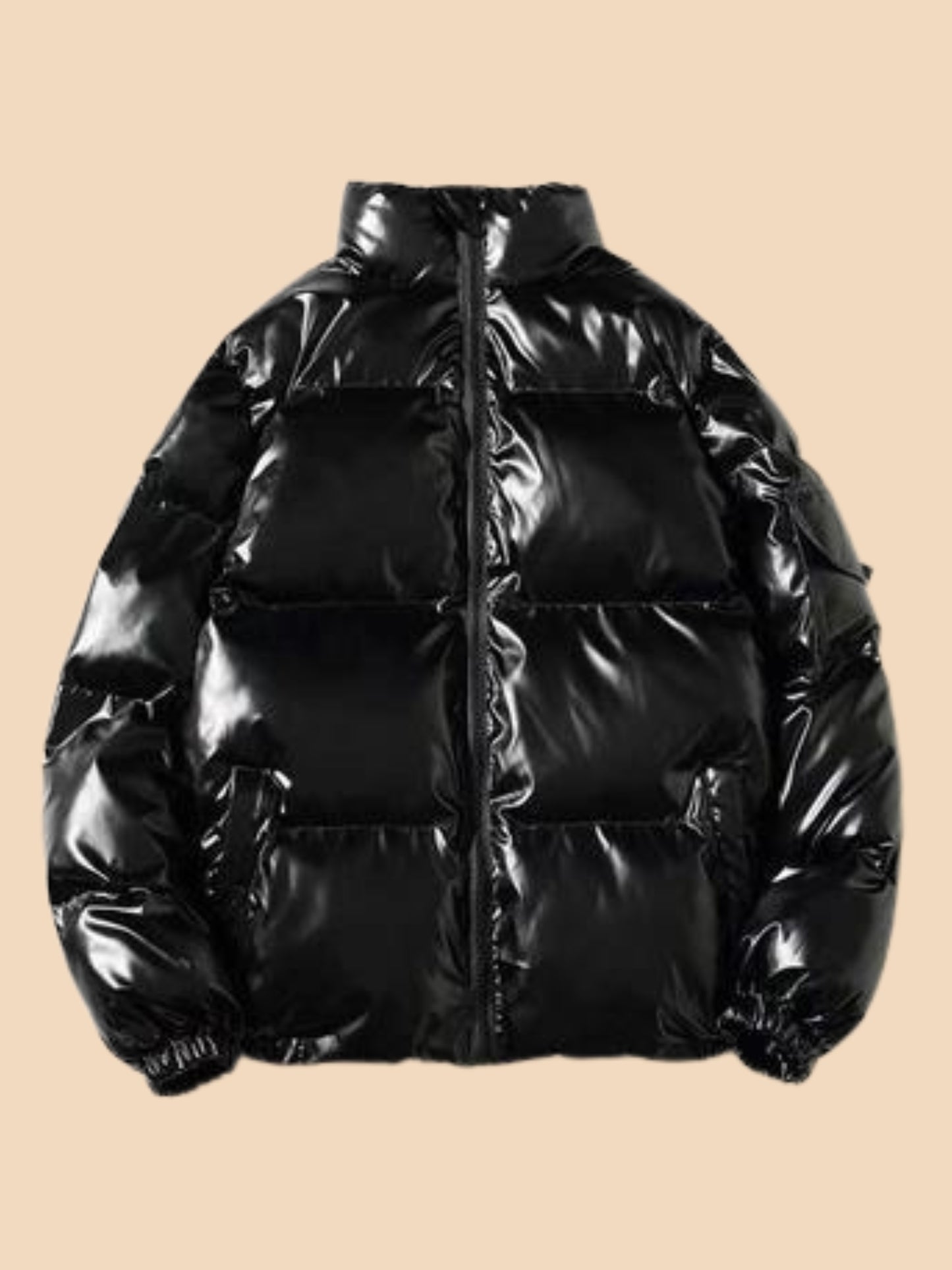 Glanzende Pufferjas stijlvol en warm