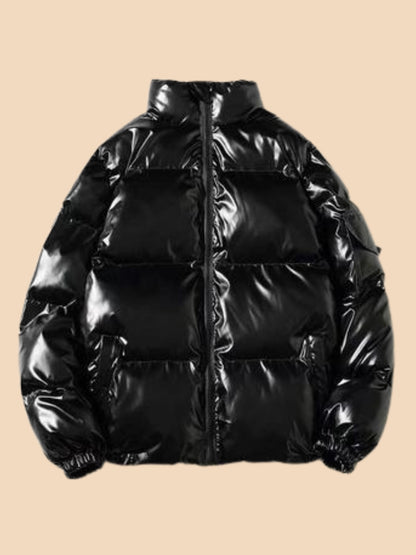 Glanzende Pufferjas stijlvol en warm