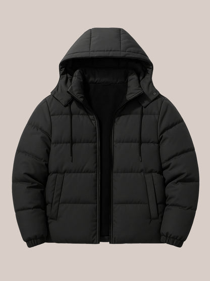 Heren Winterjas met Capuchon | Compact & Warm Design
