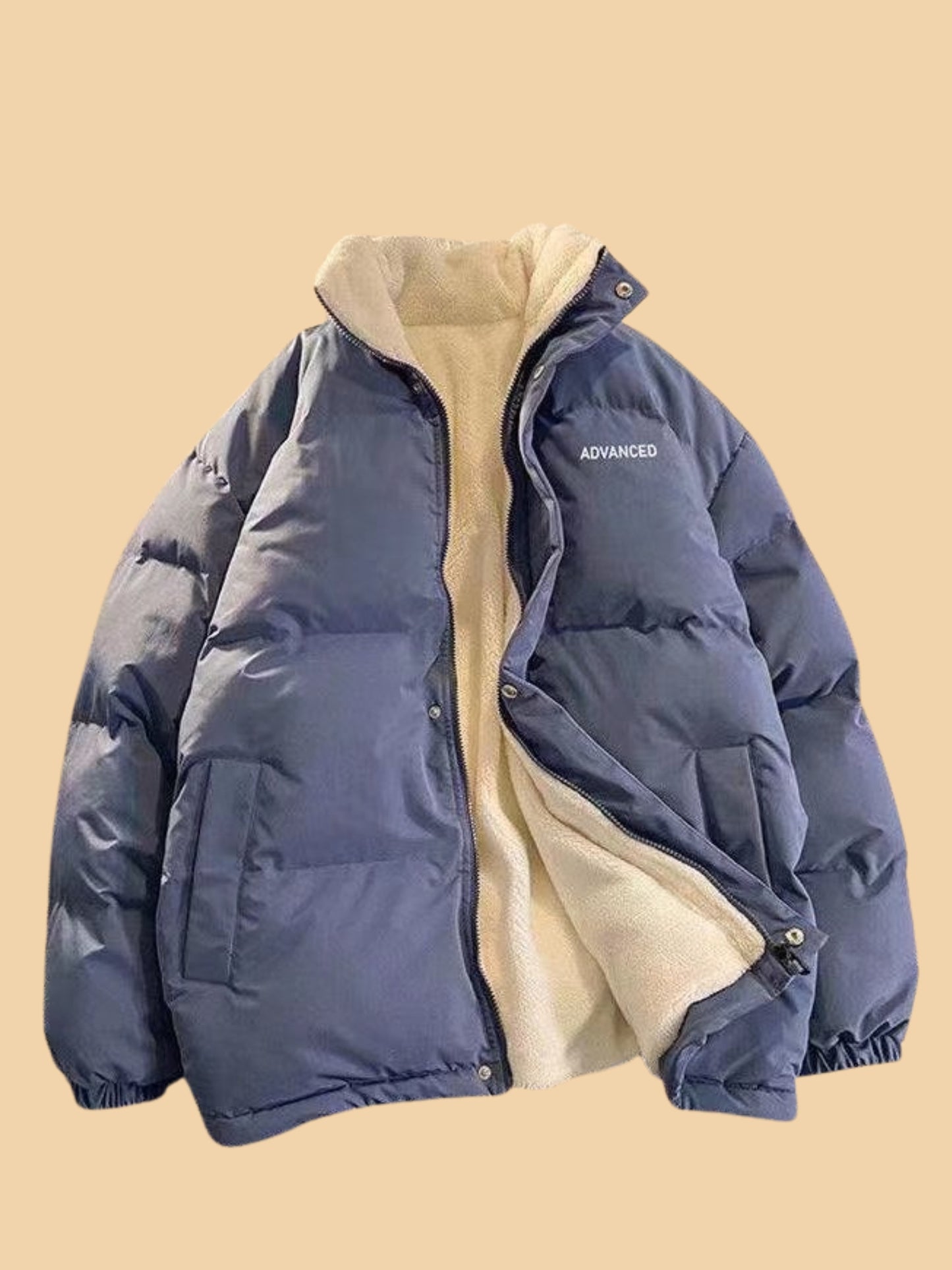 Fleecegevoerde Pufferjas warm en modern