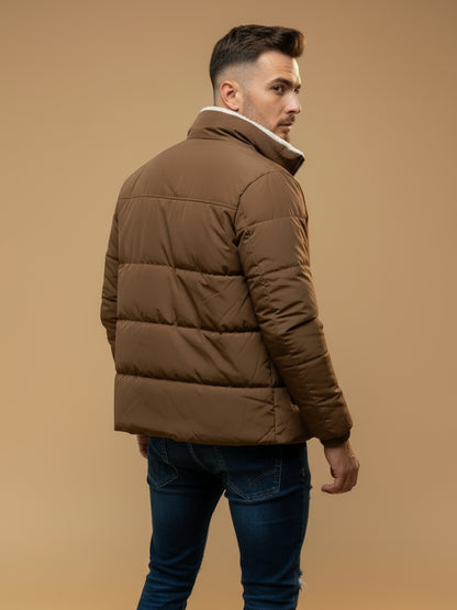 Lichte Gewatteerde Winter Pufferjas met extra Warmte