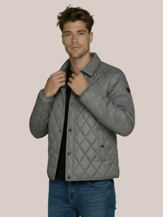Heren Gewatteerde Ruitjack | Modern & Tijdloos