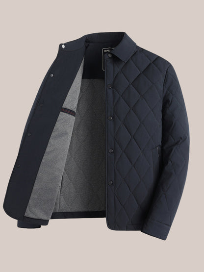 Heren Gewatteerde Ruitjack | Modern & Tijdloos