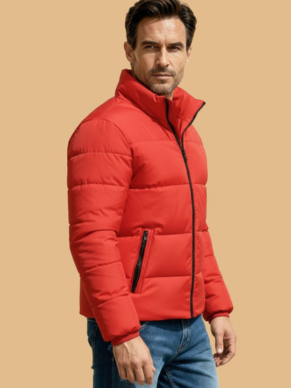 Korte Pufferjas met modern en warm Design