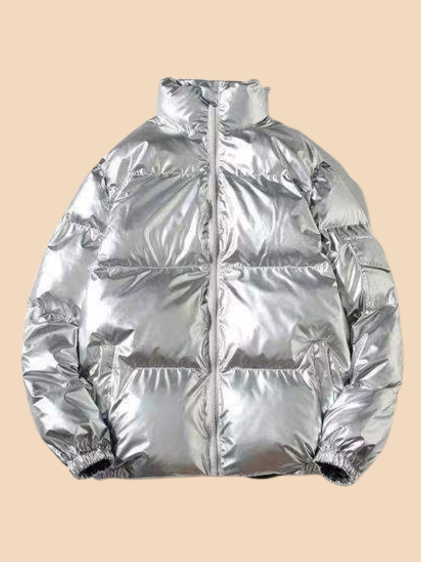 Glanzende Pufferjas stijlvol en warm