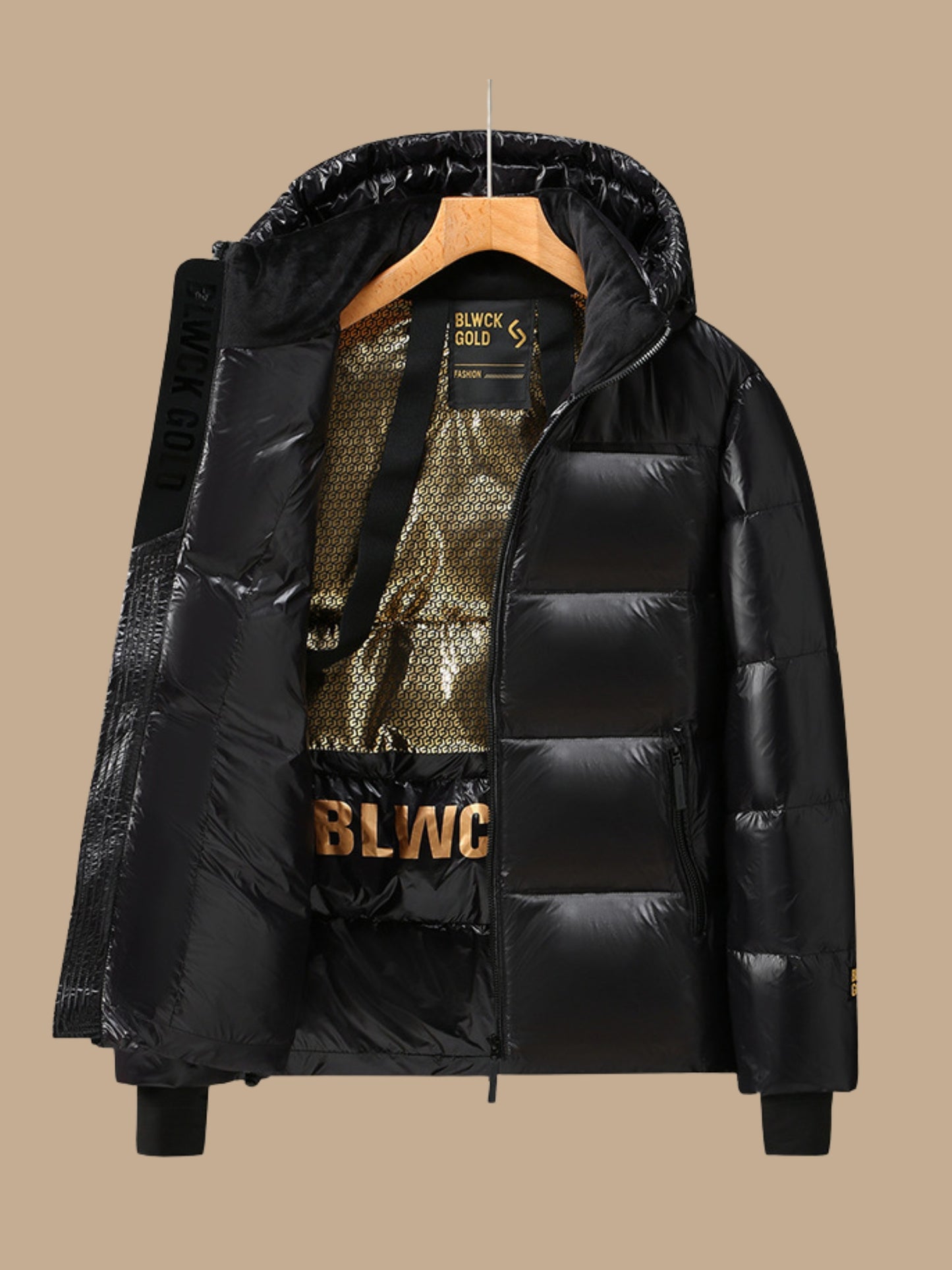 Donzen Pufferjas met Kap luxe Warmte